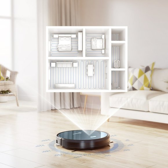 NEATSVOR X500 Robot Vacuum Cleaner 3000PA Powerful Suction 3-in-1 Pet Hair House - Picture 10 of 16